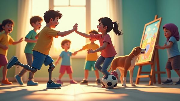 Jeux inclusifs que les enfants adorent vraiment